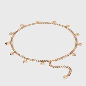 ⭐️ Wild Fable Gold Smiley Charm Belt